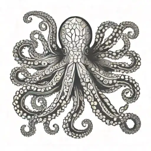 Octopus With Many Eyes