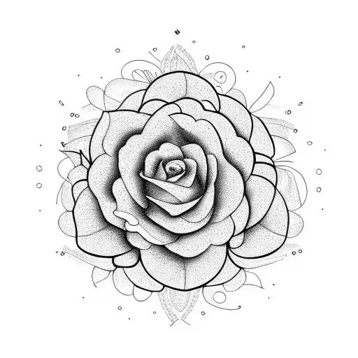 Pain With Floral Background