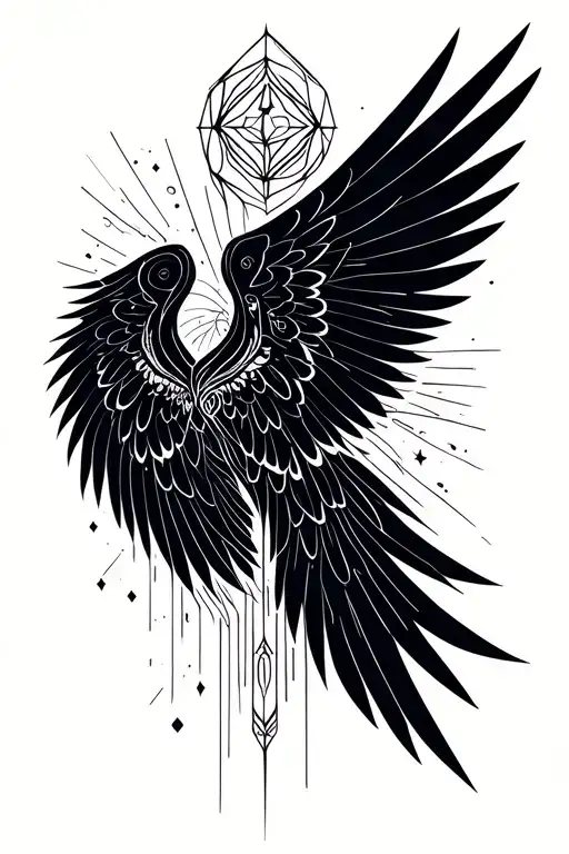 Staff Of Healing Angel Wings