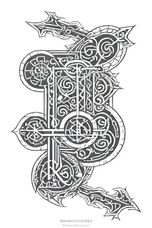 Nordic Runes Symbolizing