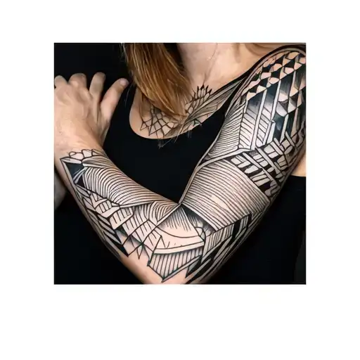 Blackout Sleeve With White Ink