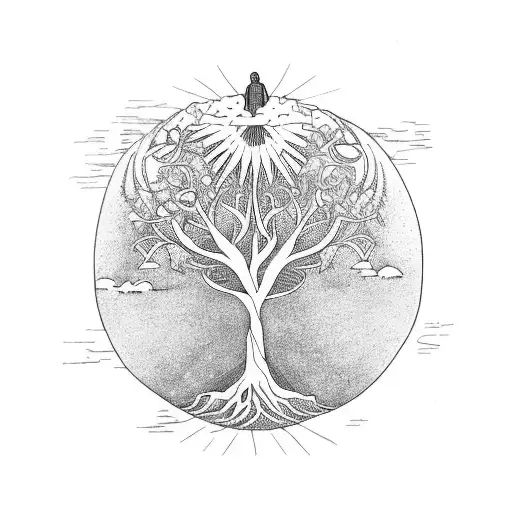 Tree Of Life And Adventure With Depression Thoughts And Suicide Survivors