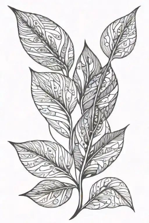 2 Leafes Brachichton Which Symbol My Couple And Daughter