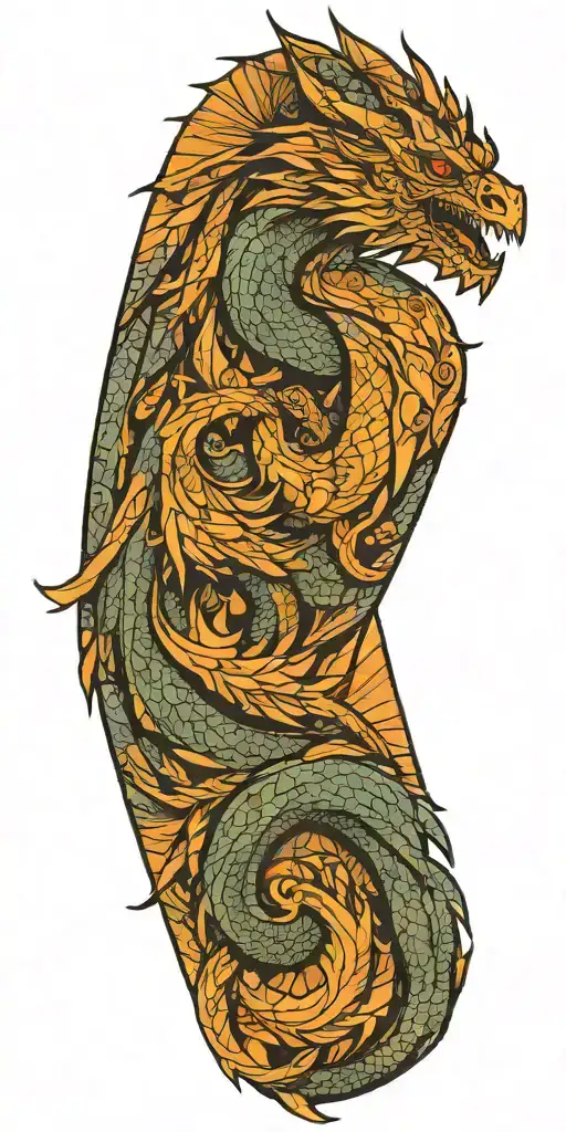 Dragon With Phoenix Wings