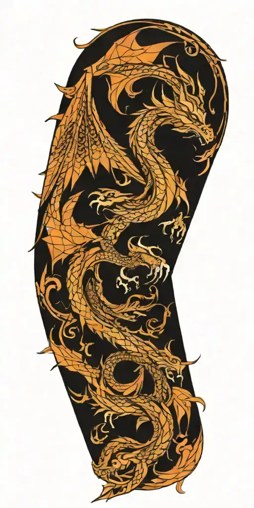 Dragon With Phoenix Wings