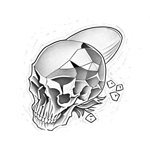 Monstra With Dog Skull