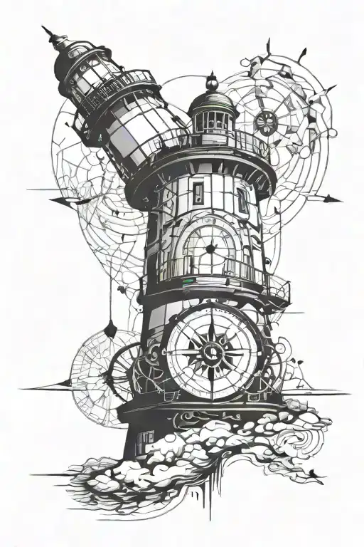 Lighthouse Compass Combined