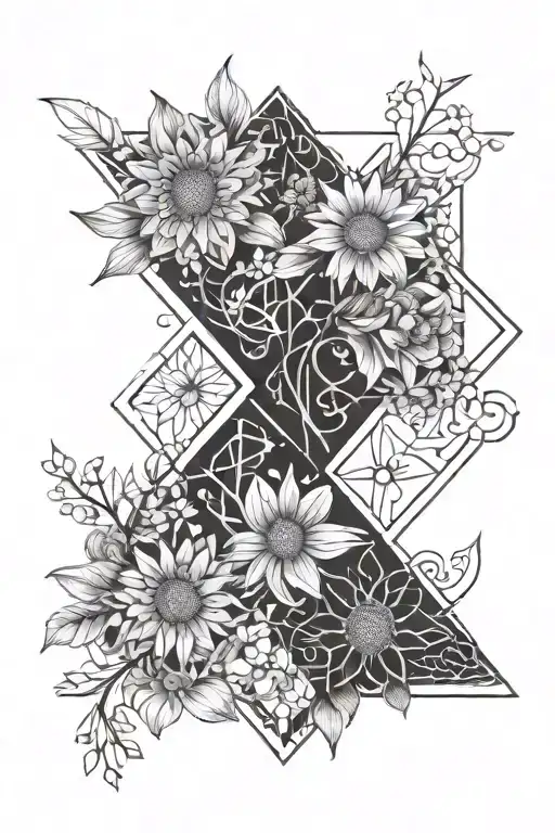 Combine The Symbolism Of Names Daisy And Freya