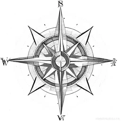 Compass With Mjej Instead Of Nsew