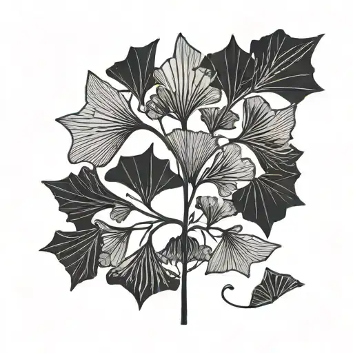 Ginkgo Leaves And Spiritual Love