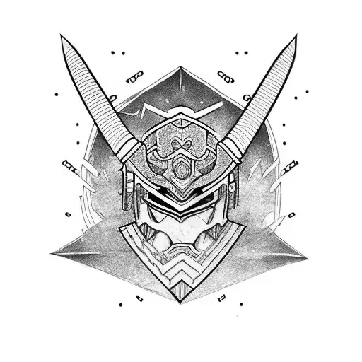 A Detailed Katana That Is Minimal And Artistic