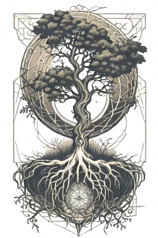 Tree Of Life With Roots