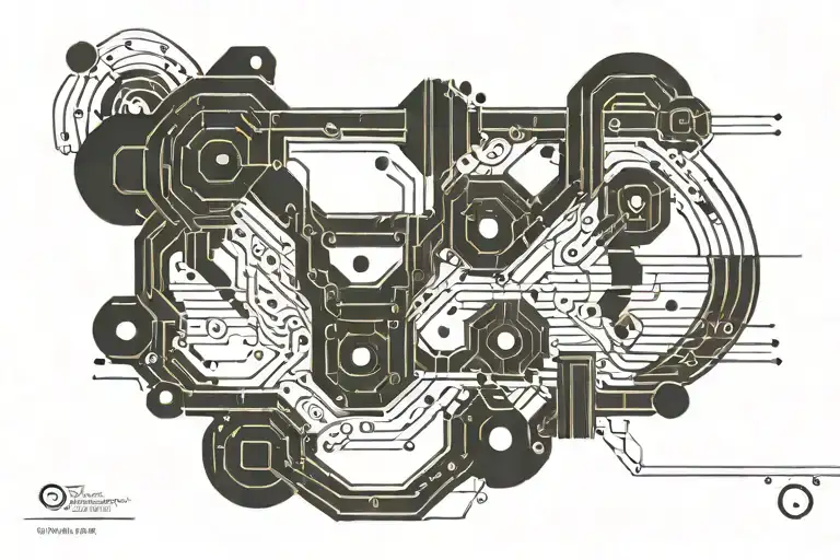 A Minimalist Tattoo Of A Morse Code Message Hidden Within A Celtic Pattern