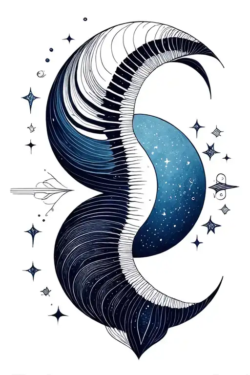 Spine Moon Phase Tattoo Elegant Design Inspired