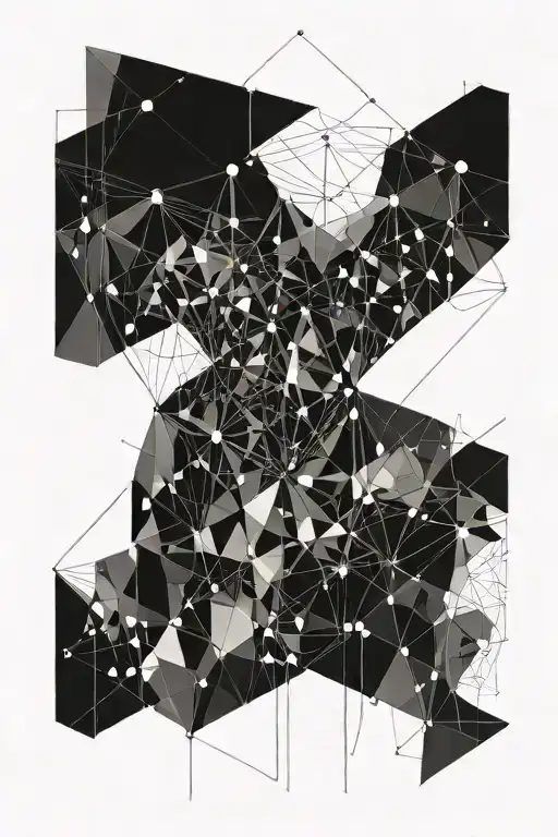 Broad-minded Person Geometry Space Graphics