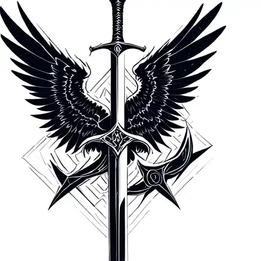 Sword With Wings