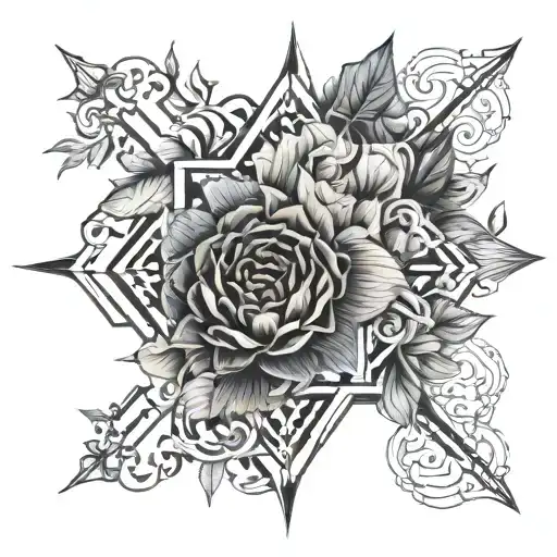 Floral And Throns Wrapping