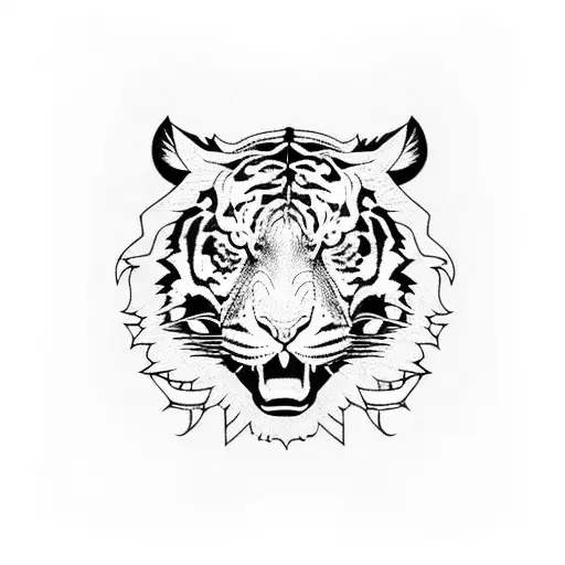 Arm Band With Tiger And Dragon