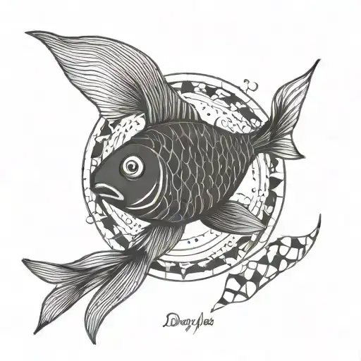 Goldfish And A Dart With The Words Don't You Dare Settle For Fine