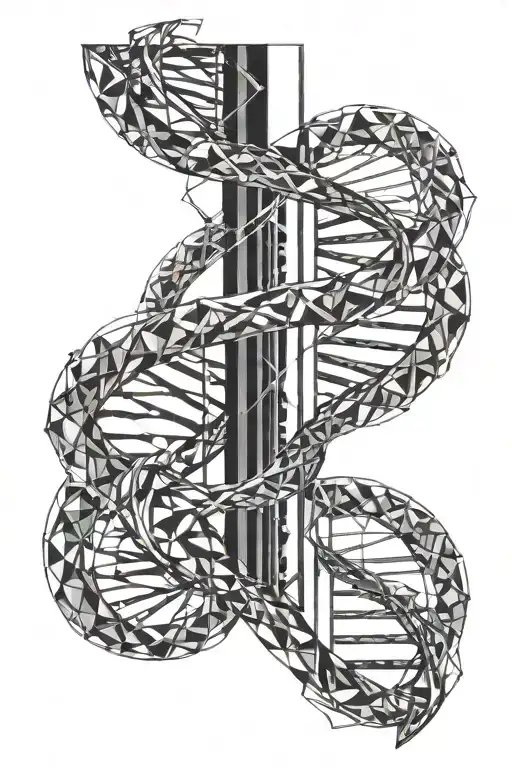 Dna Strang In Helix