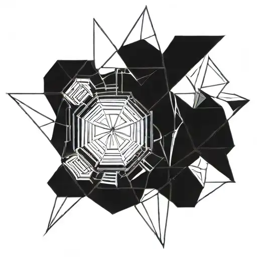 Black Corruption Sharp Texture