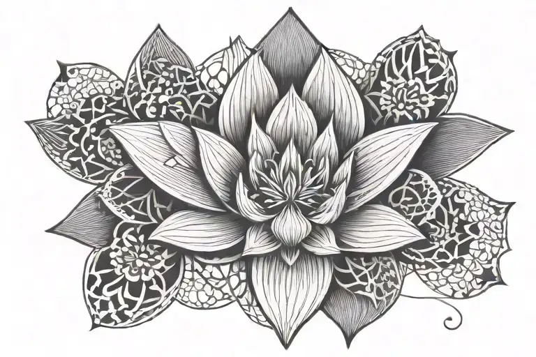 Satan Coming Out Of The Lotus Flower Blooming