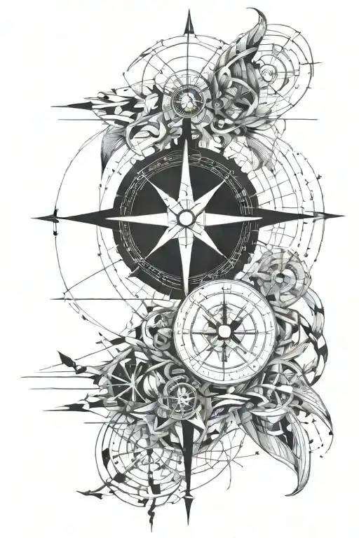 Time And Compass Intertwined