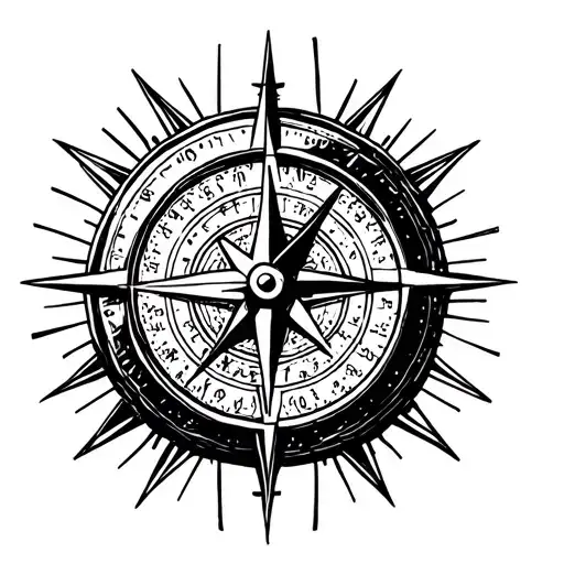 Dog Tags And Compass