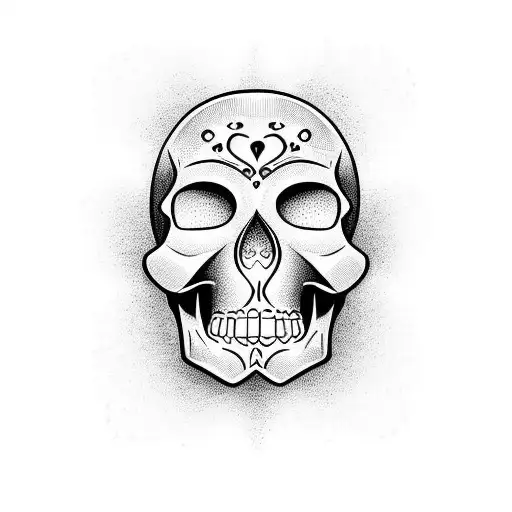 Mexican Skull Day Of Deaths