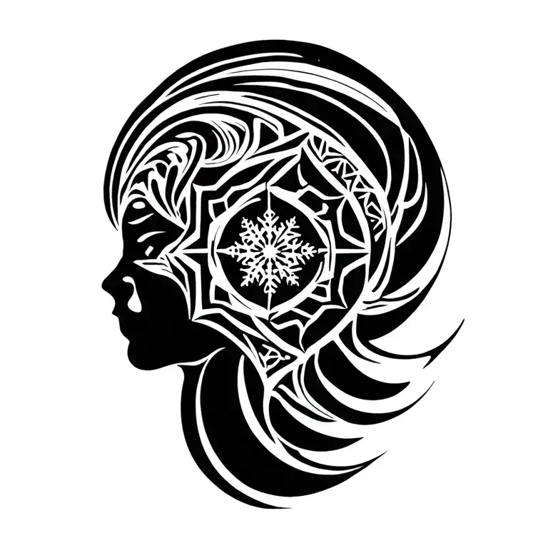 A Madalas Of Snow Flacks