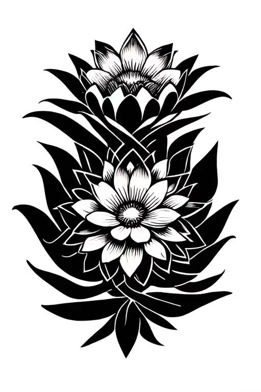 Geometric Flower Blooming