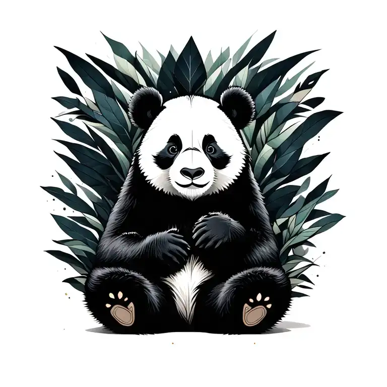 Sitting Panda Sitting