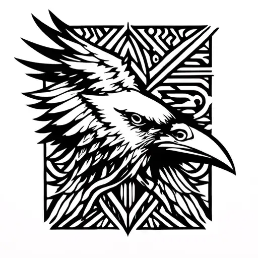 Odin Raven Bijlen Hamer Thor