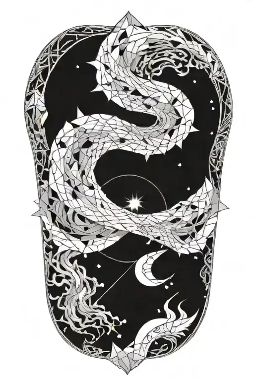 Heaven Opening Her Coat To Reveal Hidden Galaxies