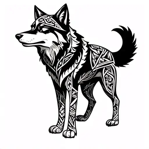 Filipino Wolf Tribal