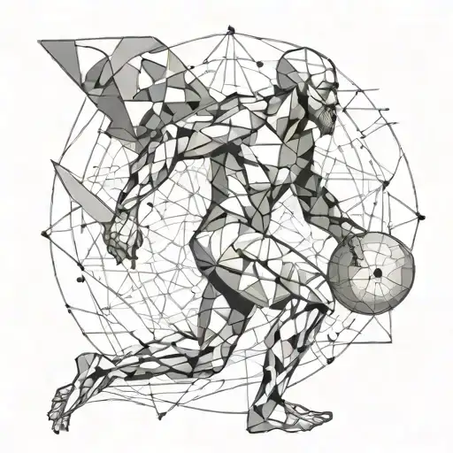 Atlas Walking Carrying The World