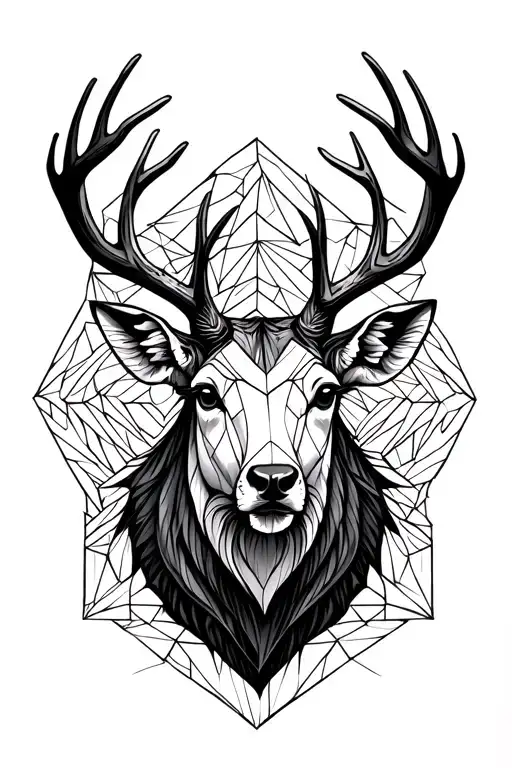 Forearm Stag Head