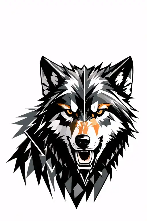 Wolf With Anger