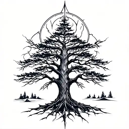 Viking Wiht Tree Growing