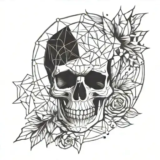 Dead Heart Hafl Heart Half Skull