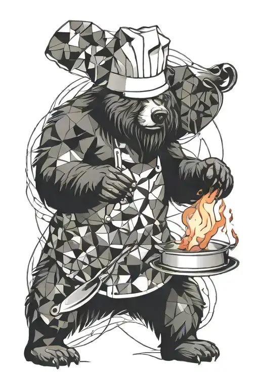 Chef Bear Flambe