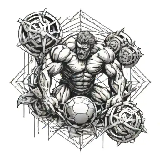 I'd Like A Tattoo That Evokes Training And Discipline For Bodybuilding And Rugby