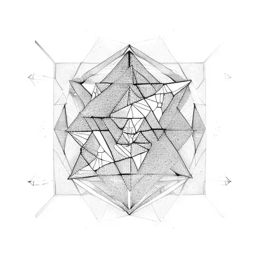 Triangle 3D Element Power Cosmos