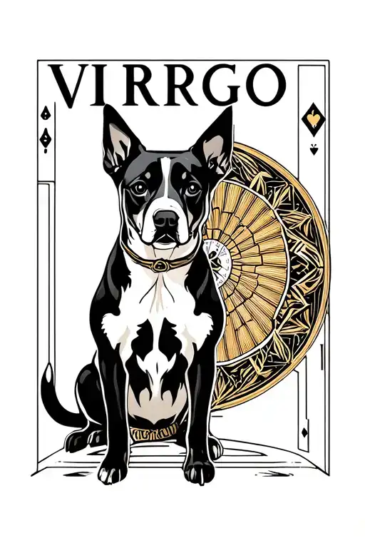 Virgo Gambling With Dog Sitting