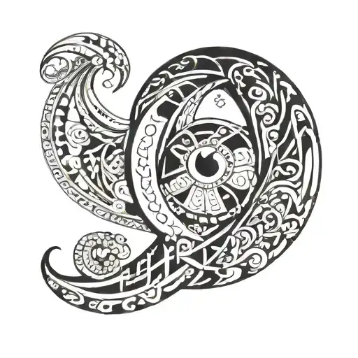 Crescent Moon Resembling Letter C In Remembrance Of My Late Grandmother