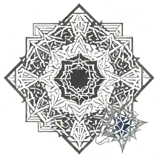 Brambles Coming Out Of A Hole Eating Star