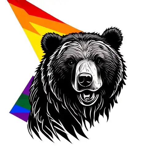 Bear Zarpazo And Inside The Lgtbi Flag