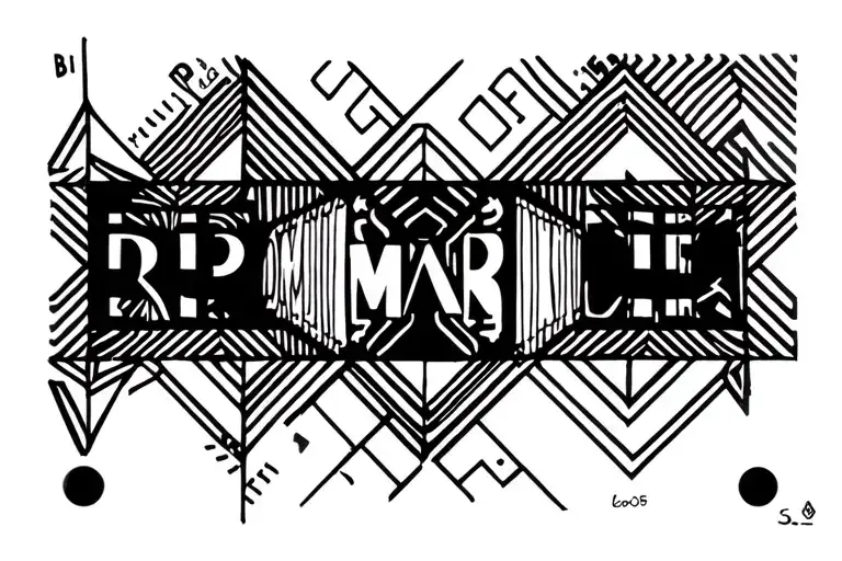 Bingo Card That Says Rip Marie