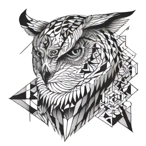 Owl And Wolf Sleeve