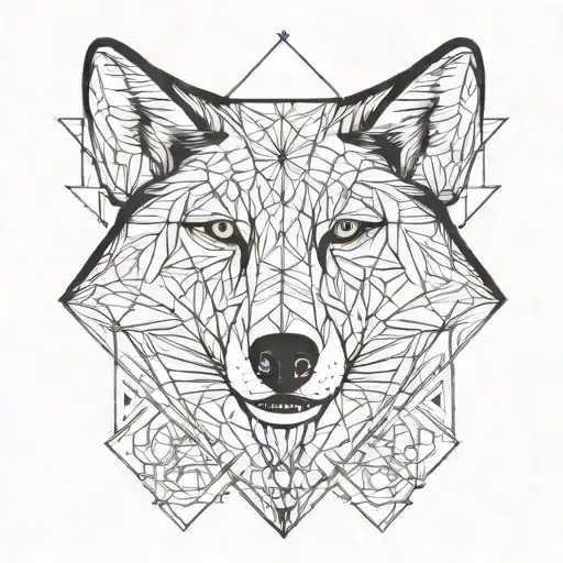 Wolf Sauvage And Moon